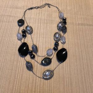 Beautiful layered beaded necklace